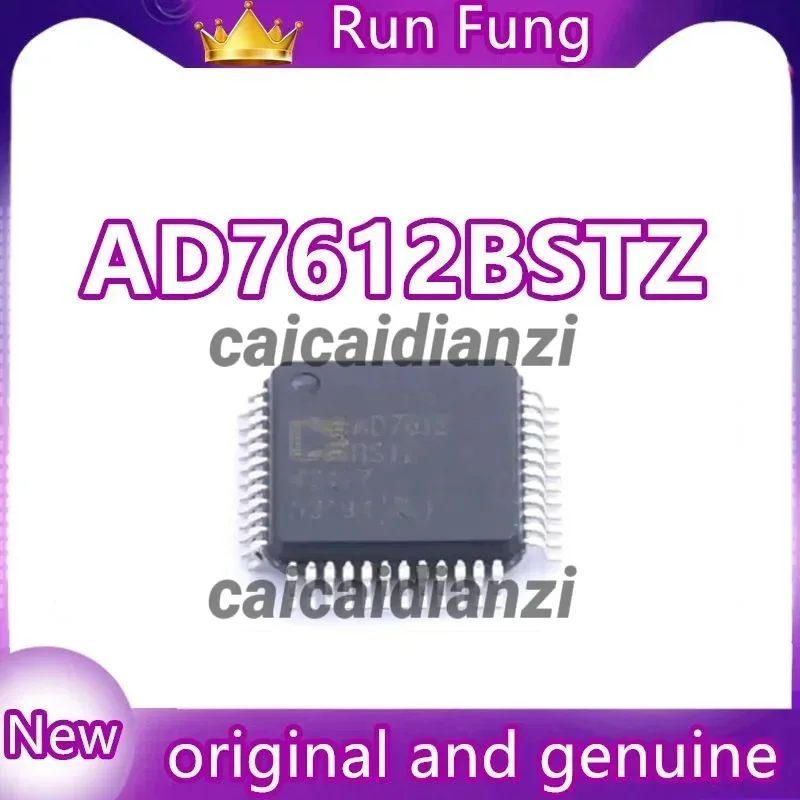 5Pcs/Lot    AD7612BSTZ   AD7612  16 Bit Analog to Digital Converter 1 Input 1 SAR 48-LQFP (7x7) New Original