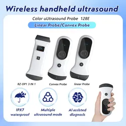 Wireless Ultrasound Probe Color Doppler Portable WIFI Ultrasound Scanner Machine for Abdomen Vessels Musculoskeletal Nerves