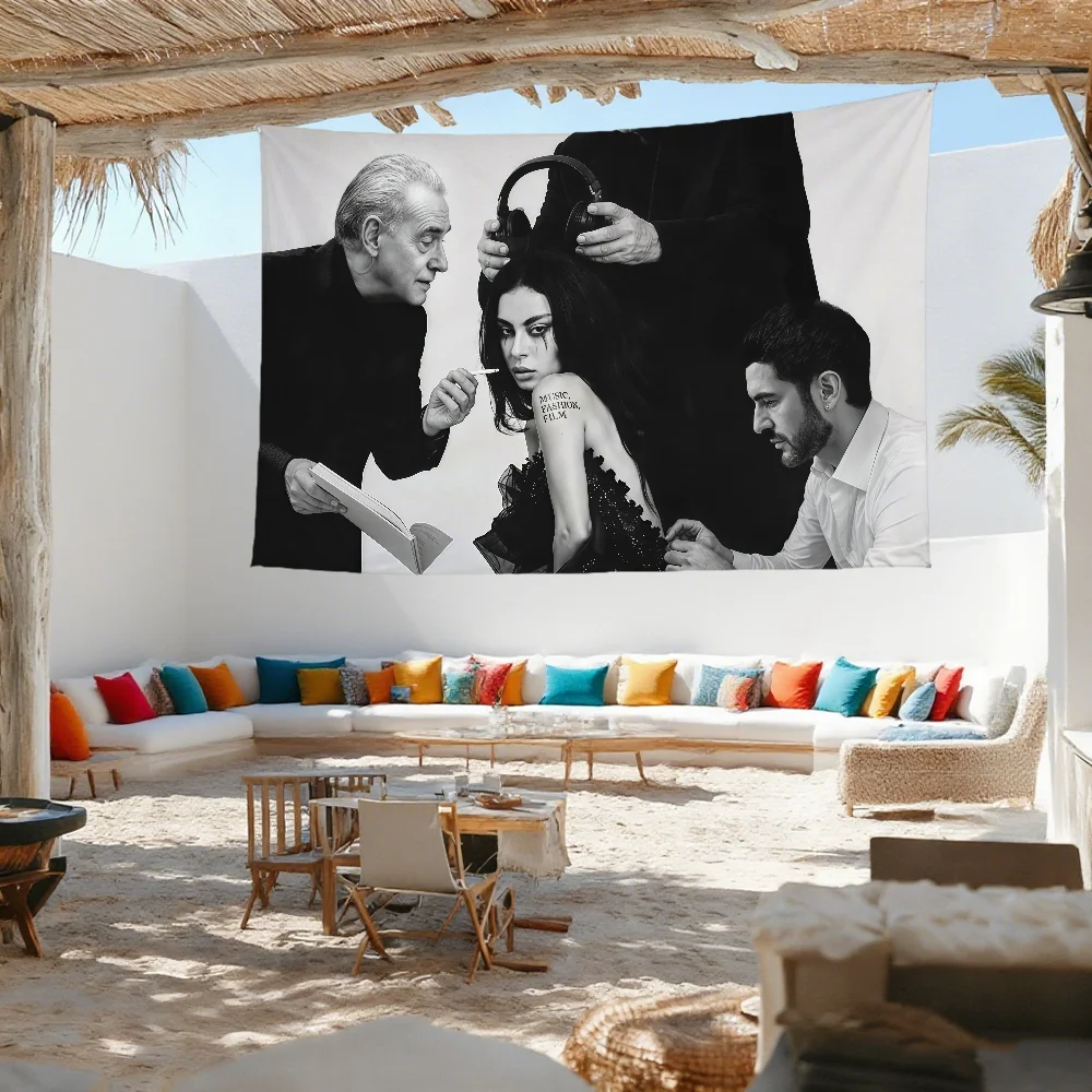 X-xcx Music SINGER Fashion Film flag For Outdoor Camping Bar Picnic Party Home Decoration Ornaments Banner