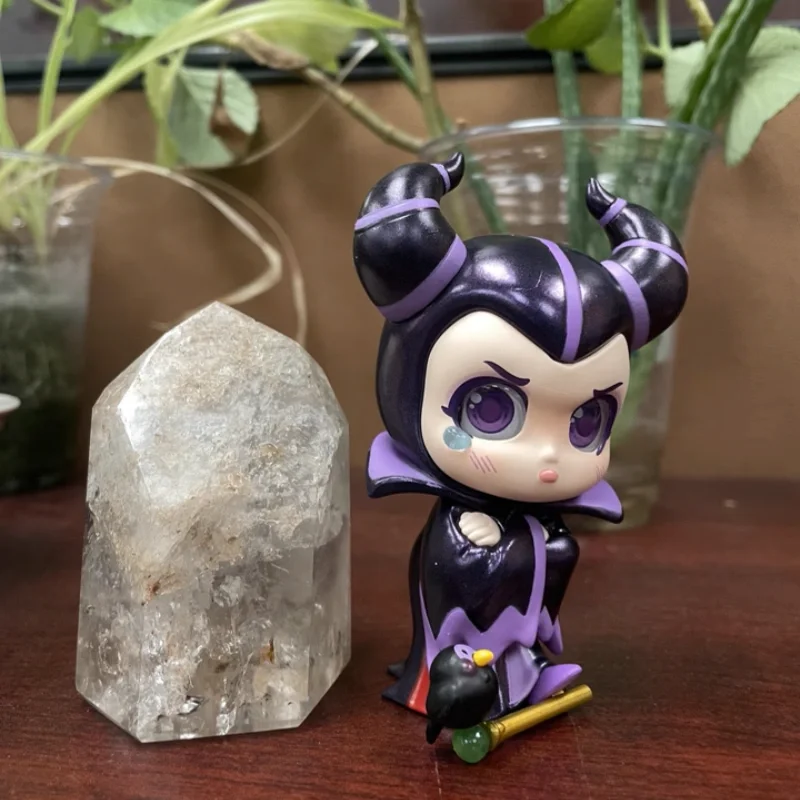 Boîte aveugle de la série Disney Villains 100% authentique, Collection de figurines d'anime comprenant la reine maléfique Cruella Ursula Hades, jouets maléfiques
