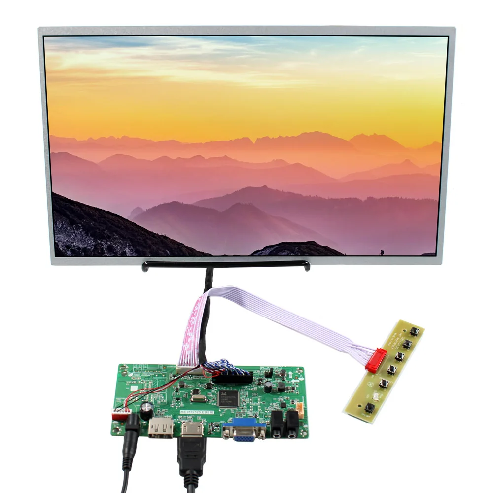 

DP VGA HD MI LCD Controller Board 14 inch B140RW01 LP140WD1 1600x900 LCD Screen