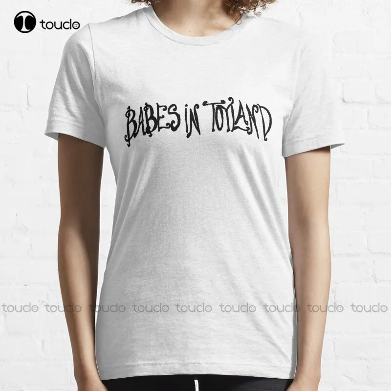 New Babes In Toyland 2015 Logo T-Shirt Black Shirts For Women Cotton Unisex Tee Shirt Fashion Funny Harajuku Streetwear Tshirt