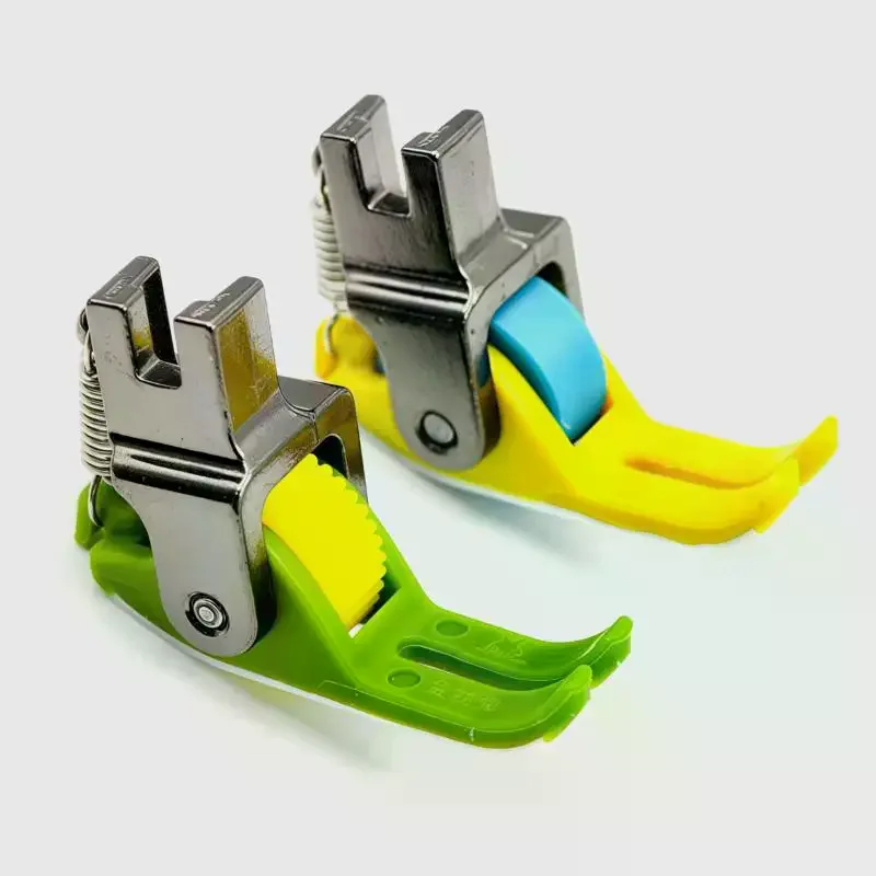 Industrial Flat Car Sewing Machine 2 Roller Wheel Presser Foot Universal for Thin and Thick Materials Home Tailoring and Garmen