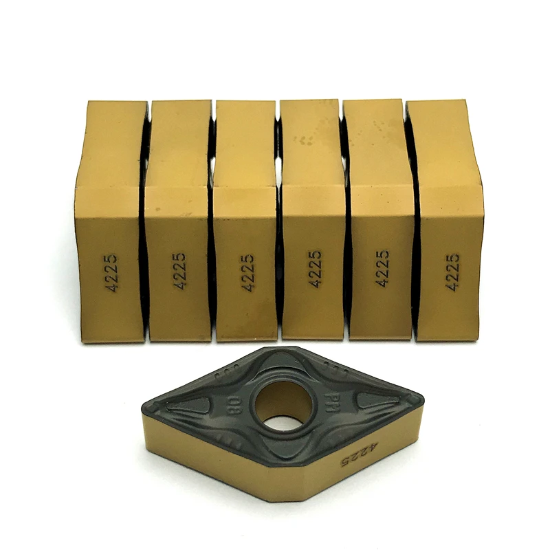 DNMG150404 DNMG150408 PM4225 Inserti in metallo duro Lavorazione dell'acciaio Utensile per tornitura esterna di alta qualità Inserti per tornitura per tornio CNC