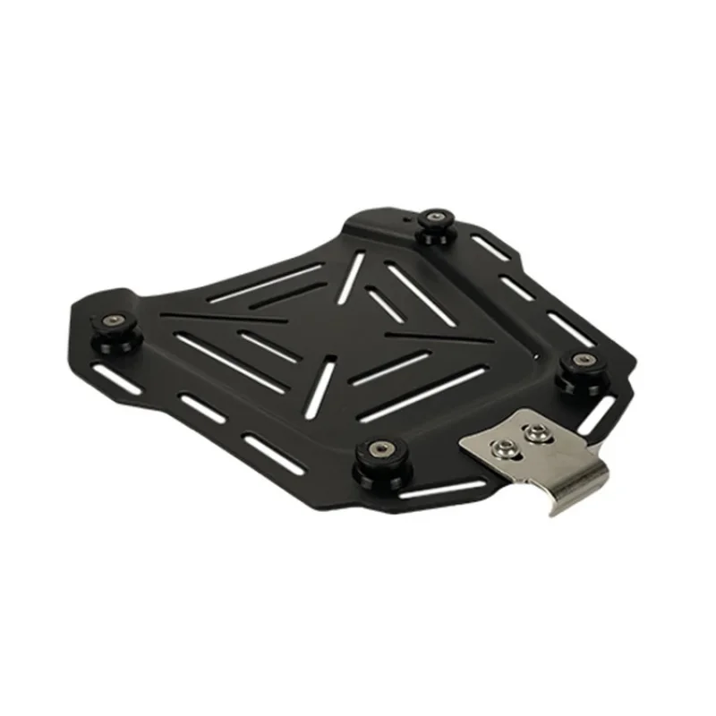 Factory Hot Selling 45L X Design Silver+Black Motorcycle Top Box Aluminum Alloy Waterproof Tail Boxes