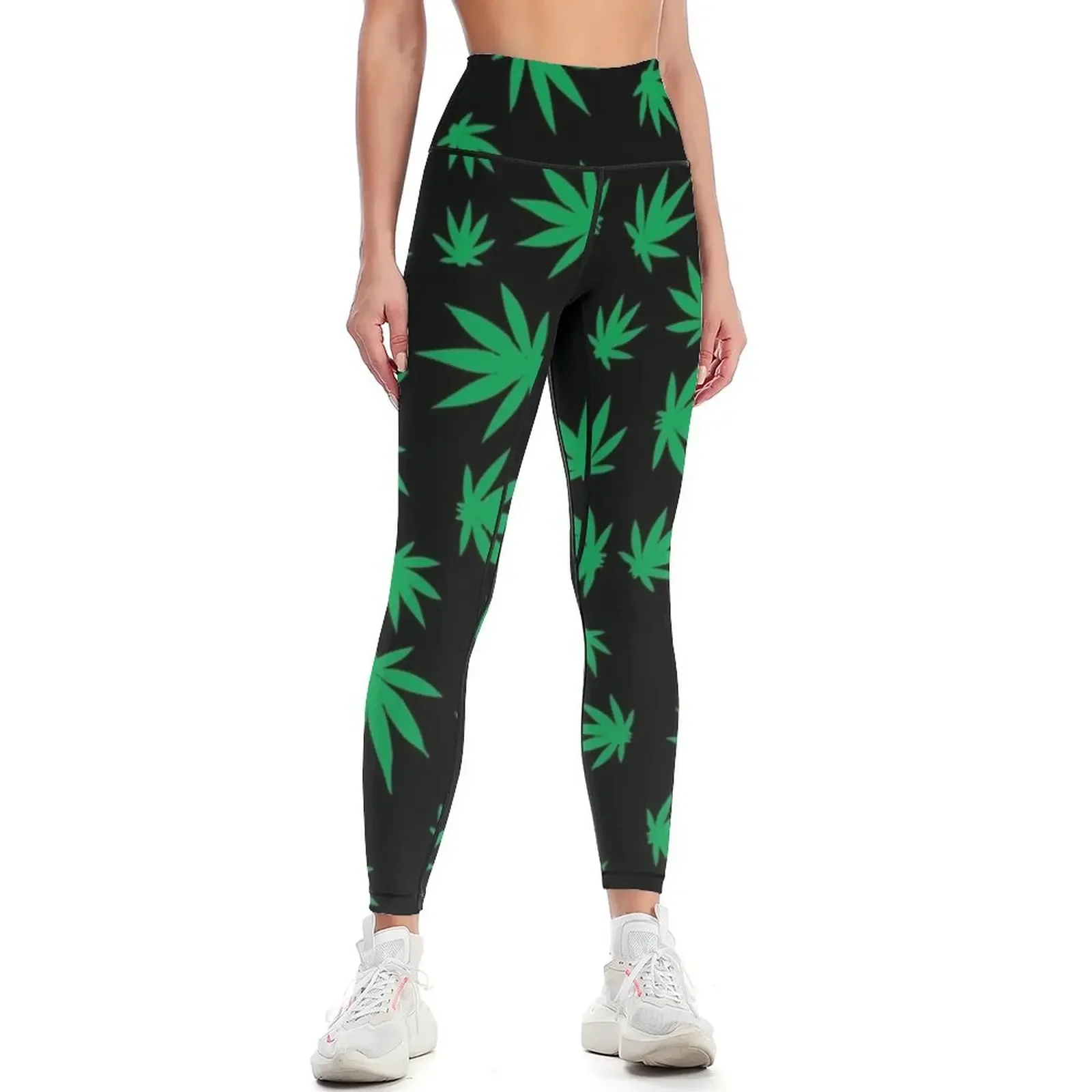 

Weed Leggings Sports pants for active wear harem pants gym's clothing Womens Leggings