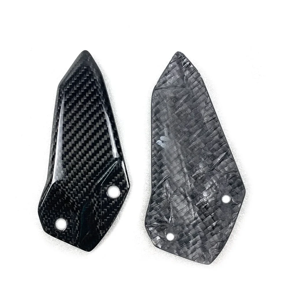 FOR Kawasaki ZX25R ZXX4RR/4R modified heel plate, carbon fiber exterior parts dry carbon