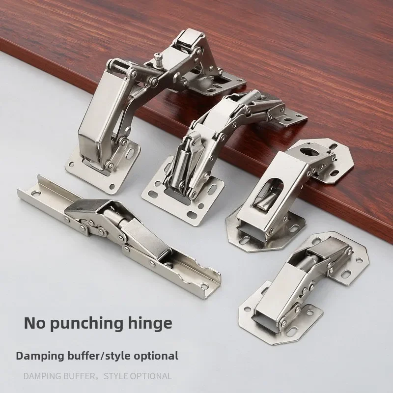 NORMAL Cabinet Hinge 90/150/170 Degree No-Drilling Hole Cupboard Door Hydraulic Hinges Soft Close With Screws Furniture Hardware
