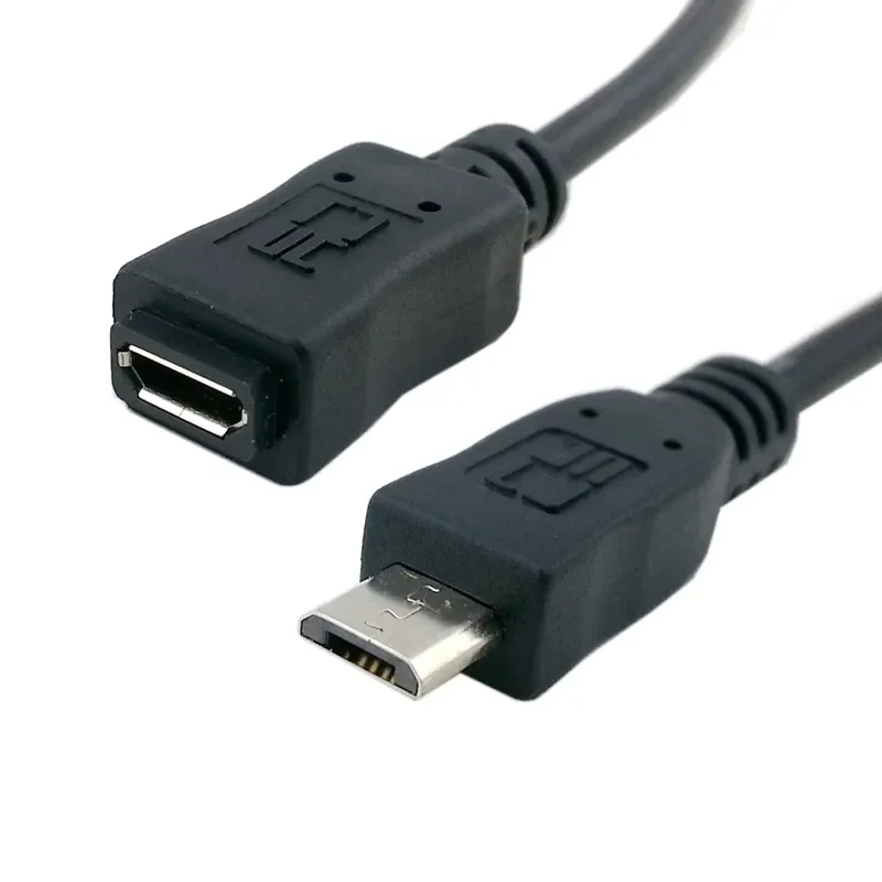 for NVME to USB 2.0 Micro USB B Male to Female Extension Cable for Android Mobile Phone Tablet Data Charging Game Controller
