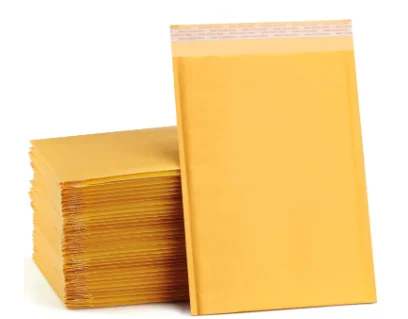 Sacs d'expédition adhésifs auto-scellants à bulles Kraft, enveloppes rembourrées à rembourrage pour l'expédition, l'expédition