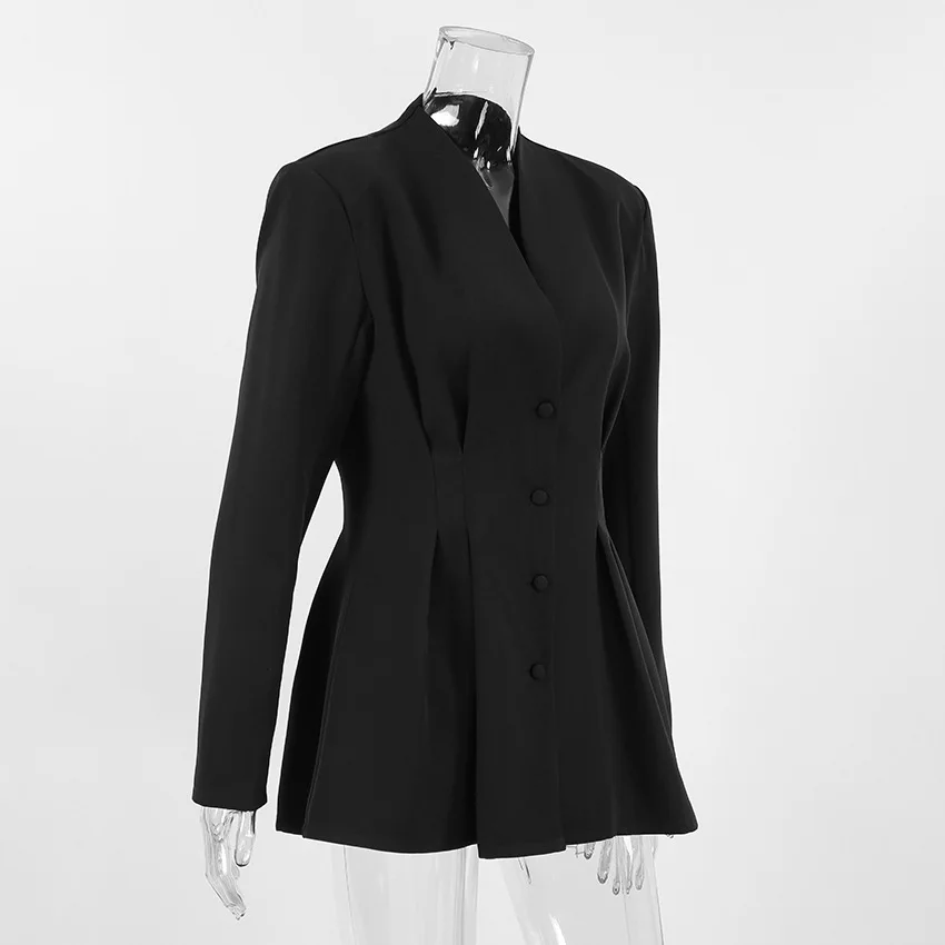 2026 Autumn Winter Bomber Thin Jackets For Women Outerwears Elegant Jacket Woman Streetwear Coats Black Single Breasted Jackets