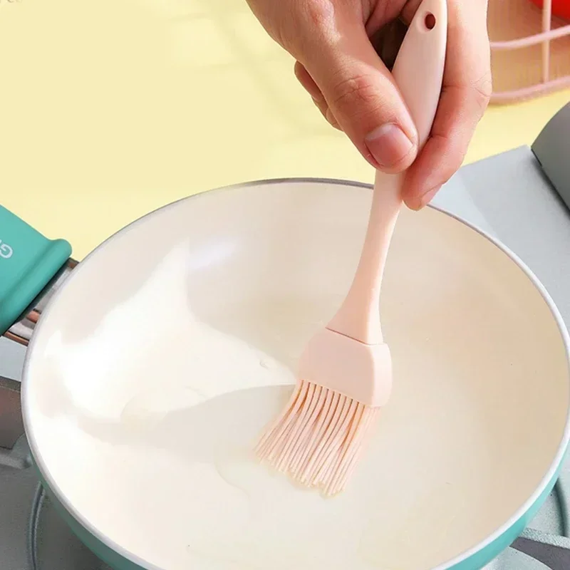 1/3pcs Food Grade Silicone Oil Brush BBQ Barbecue Brush Kitchen Pancake Brush Oil Brush Sauce Brush Kitchen Small Tools