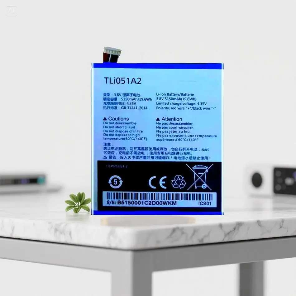 

Premium Replacement Router Battery For Alcatel One Touch Link Y854vb Ee60 Tli051a2 5150Mah