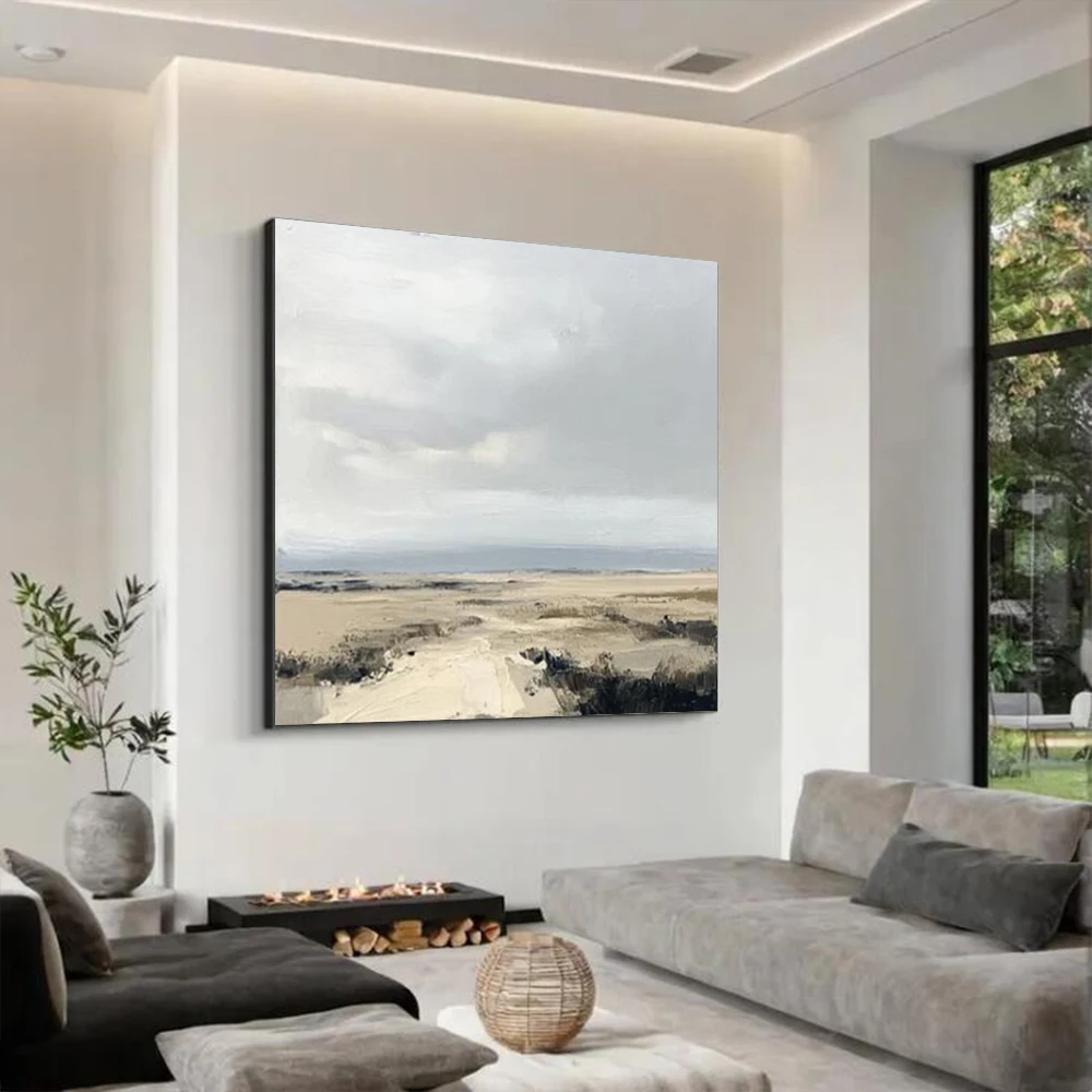 Modern Abstract Oil Painting Unique Handmade Canvas Mural Original Wall Art Picture for Living Room Home Decor Image Top Artwork