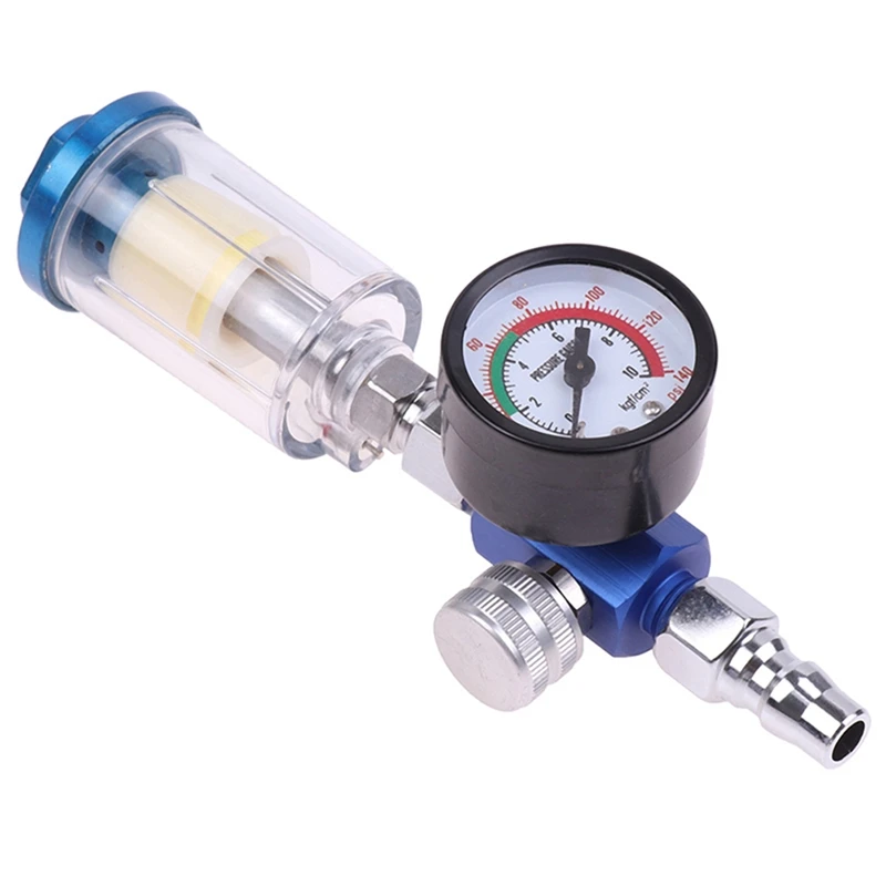 Pneumatic Spray Gun Air Regulator Gauge Water Trap Filter Tool Adapter Spray Gun Accessories