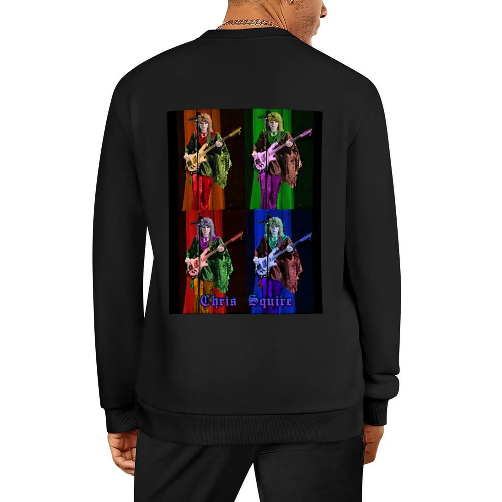 

Chris Squire Pop Print (Yes) Pullover korean autumn clothes mens clothes men's clothing tracksuit men's sweatshirts