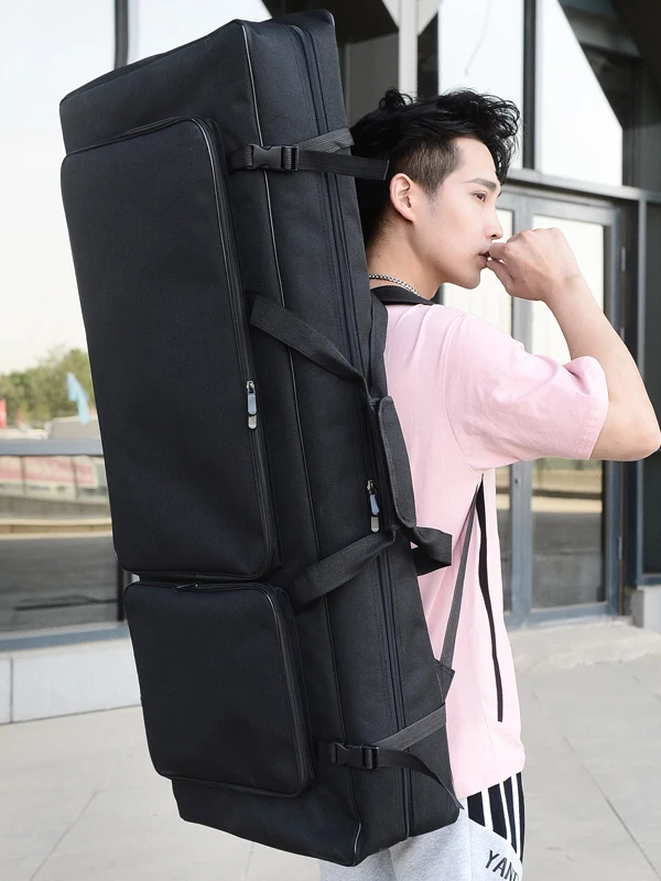 

Thiened Double oulder Waterproof Bag for 6-Key Electronic Piano NP2 NP5 Portable Smart Digital Piano Case