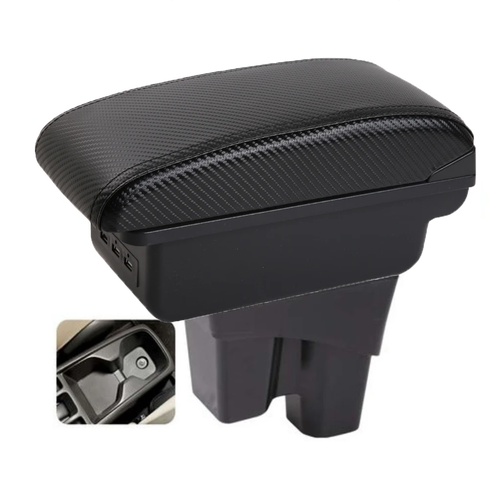 Honda City GM6 Armrest box central console storage case driver elbow support rest arm view 2