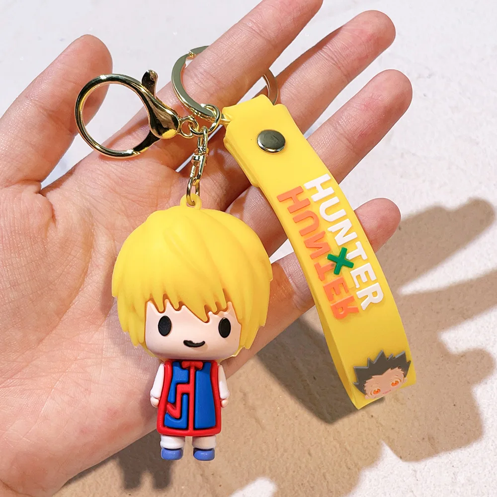 HUNTER X HUNTER Figure Keychain Anime Cartoon GON·FREECSS Doll