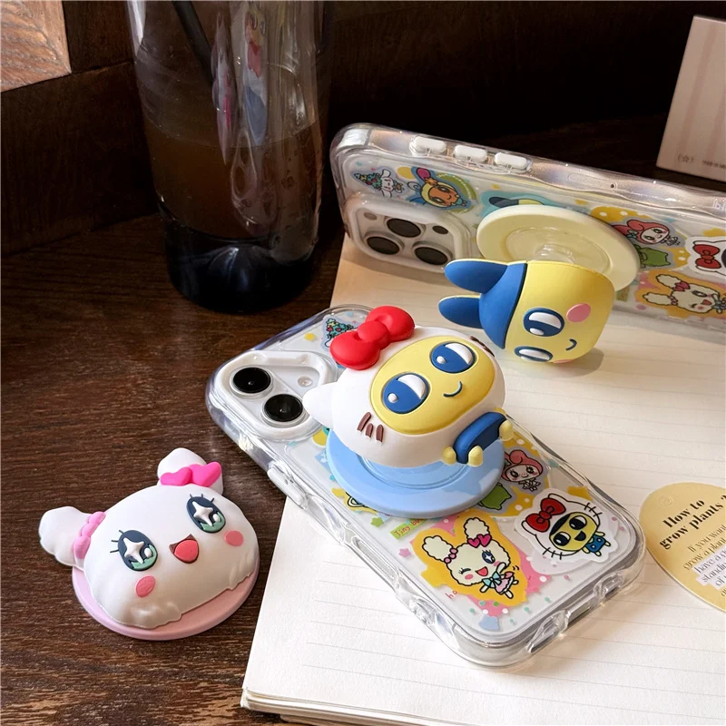 Kawaii Cartoon magnetische faltbare Handy-Griffhalter Sockel Tasche für Magsafe IPhone Samsung Mac Safe Ring Finger Expanding – Detail 8