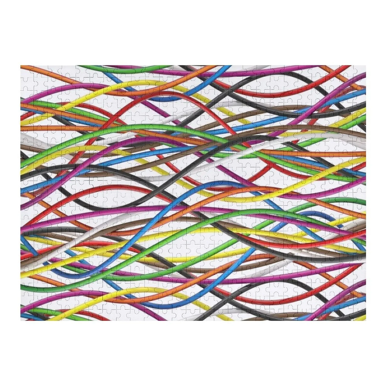 

Электропроводка, красочные электрические провода Пазл Персонализированные игрушки Головоломка с картинками по индивидуальному заказу