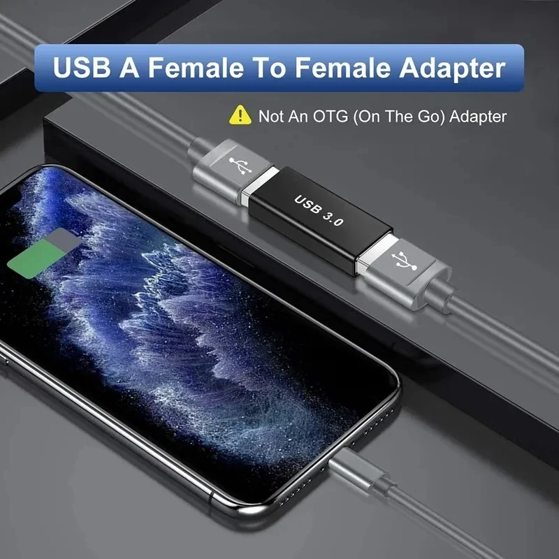 NNBILI Universal USB3.2 OTG Typ C Adapter USBC Stecker auf USB-A Stecker Buchse Konverter für MacBook Huawei Samsung Xiaomi Stecker – Detail 7