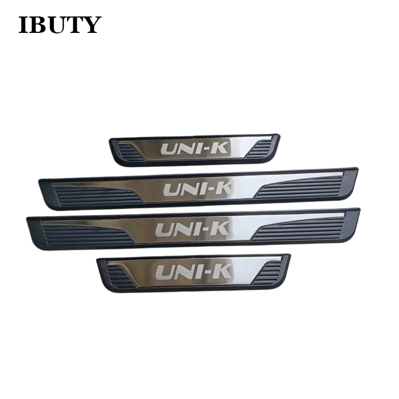 

For Changan UNI-K 2021-2024 Car Door Sill Welcome Pedal Threshold Guard Trims Car Styling Protective Strips