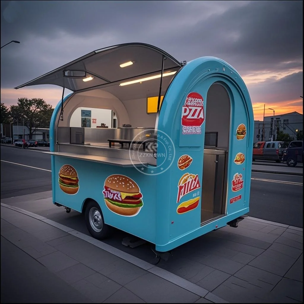 

Premium BBQ Food Truck with Built-In Grills Perfect for Festivals, Catering, and Mobile BBQ Business