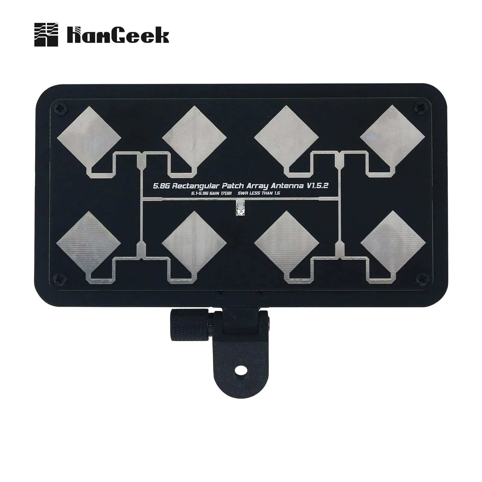 

HamGeek HG1727 5.8ГГц 17dBi Антенна с высоким коэффициентом усиления, направленная патч-антенна, плоская панельная антенна для FPV с фиксированным крылом