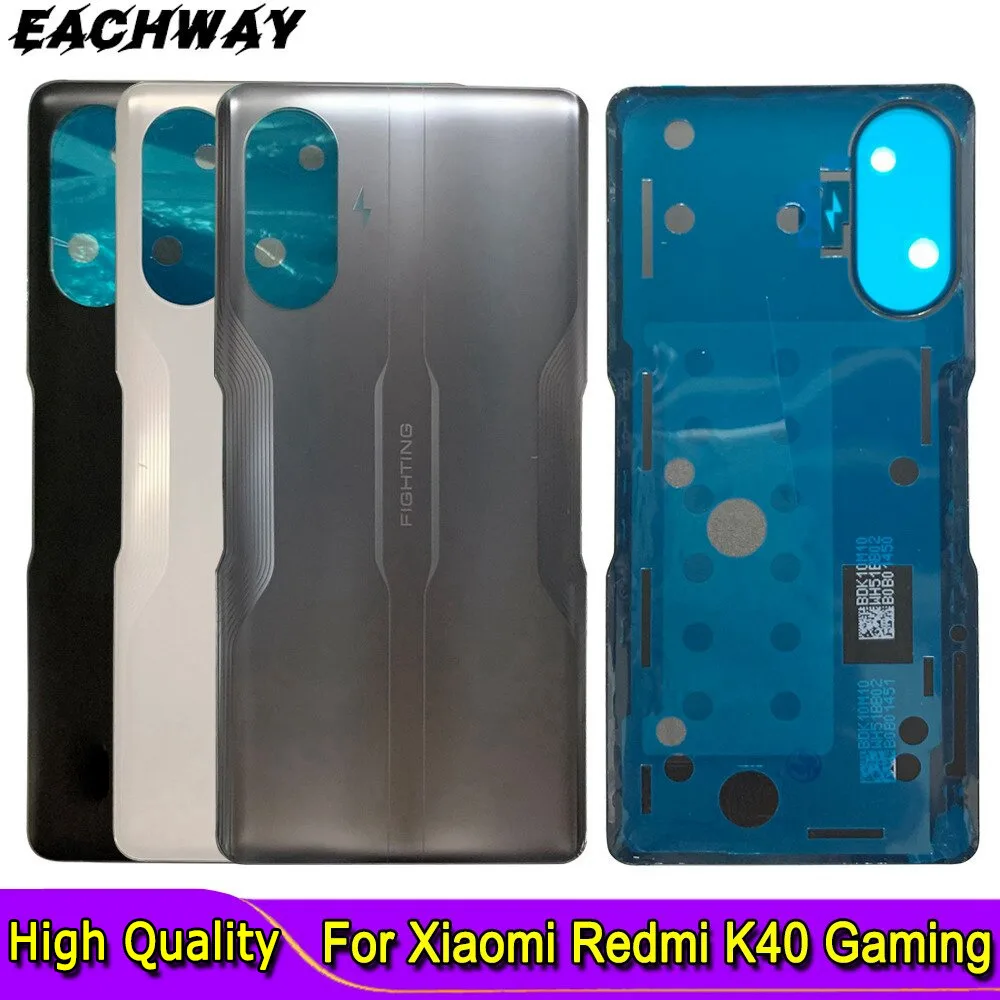 

6.67'' New Glass For Xiaomi Redmi K40 Gaming Battery Cover Rear Door Housing Replace For Redmi K40 Gaming Edition K40 Back Cover