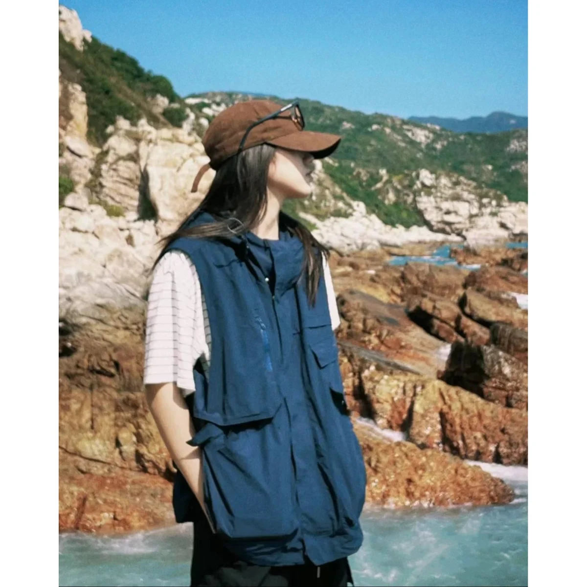 

Vests Waistcoats Thin Womens Vest In Sleeve Spring Suede Notched Lining Tailored Formal Workplace Sophisticated Business Daily