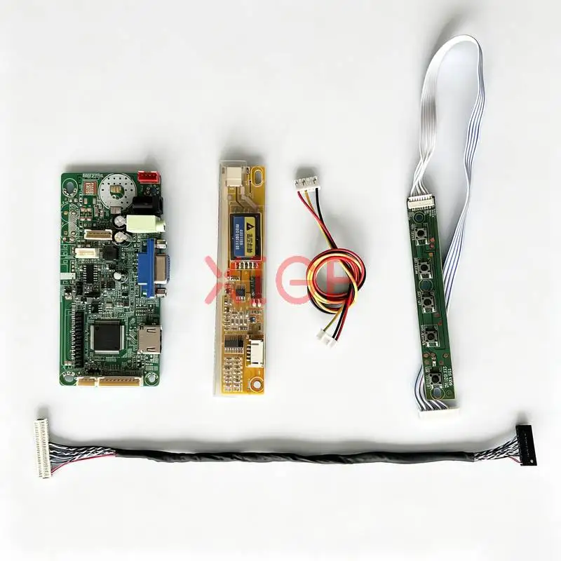 

LCD Display Drive Controller Board Fit LP150X05 LP150X06 LP150X08 LP150X09 1024x768 VGA+HDMI 1-CCFL 1024*768 30 Pin LVDS Kit DIY
