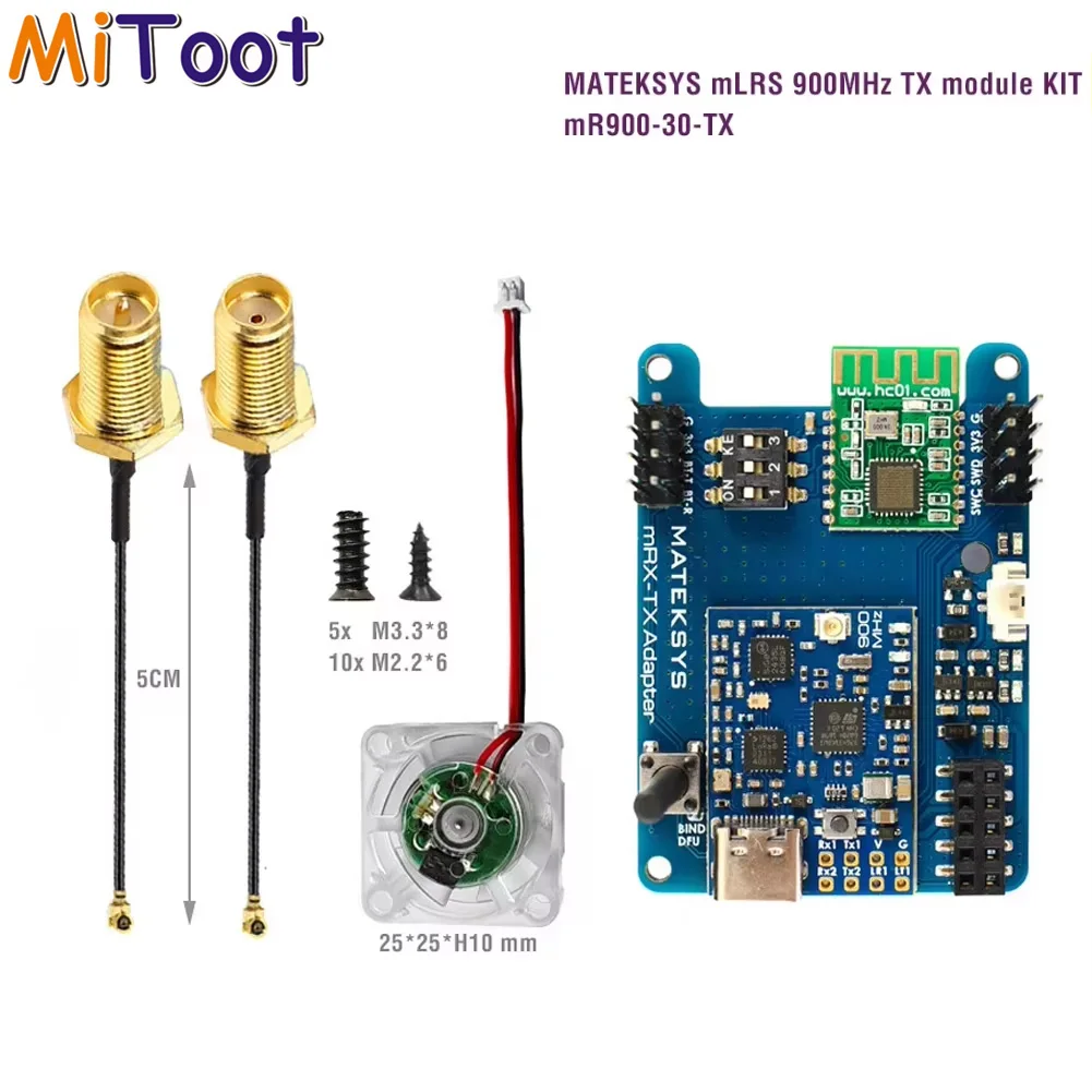 MATEKSYS MATEK MLRS MAVLINK 2.4GHZ/900MHZ TX Receiver MR24-30-TX / MR900-30-TX/MR900-22 RX /MR900-30 RX /MR24-30 RX For RC Drone