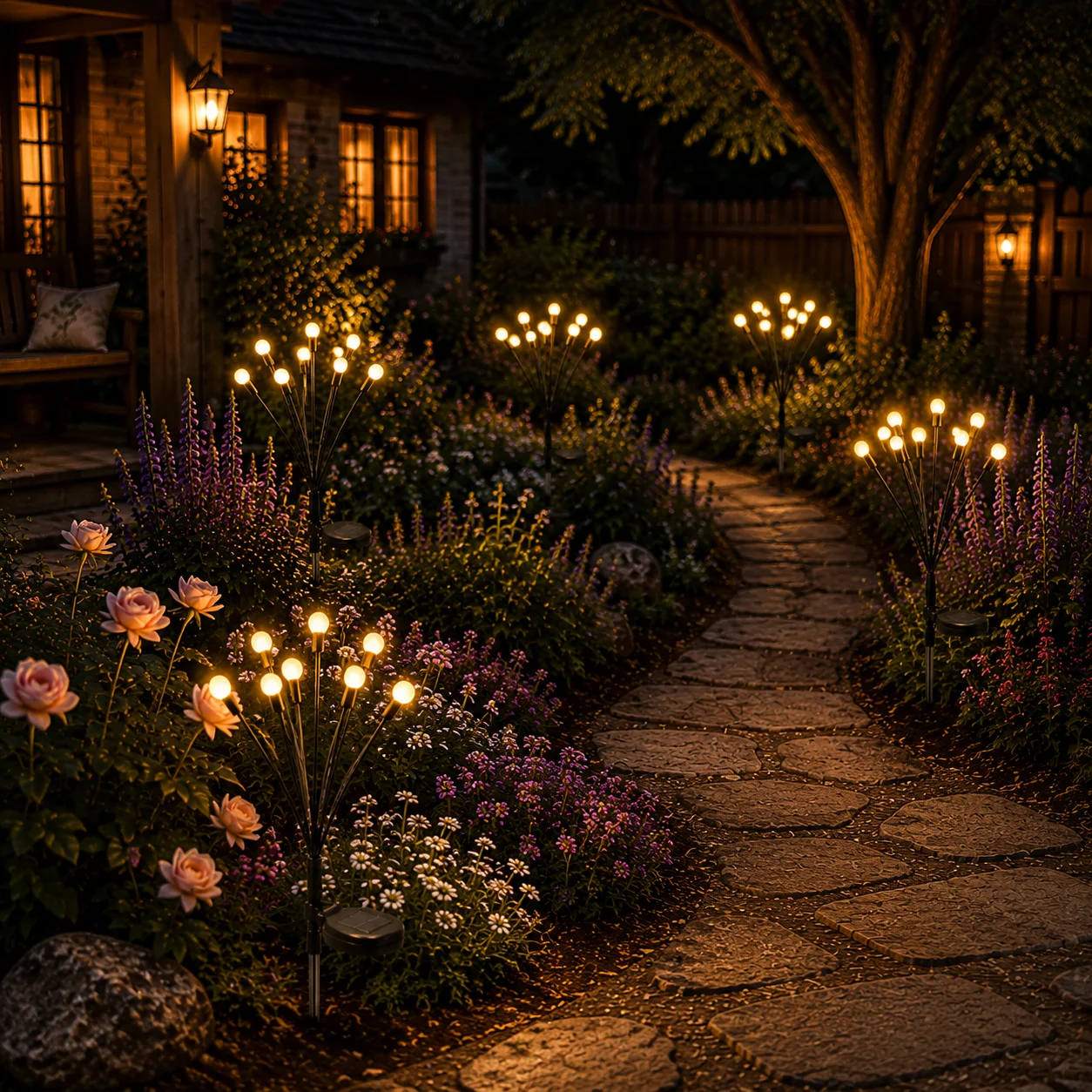 Solar Path Light - LED蛍光灯ソーラーライト屋外庭園通路ライト防水装飾景観ランプ