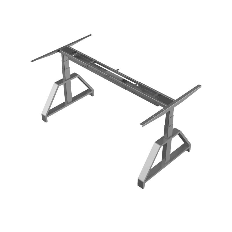 Modern Home Office Electric Sitting Table Height Adjustable Table Rack Rotary Function Modular Furniture Workstation