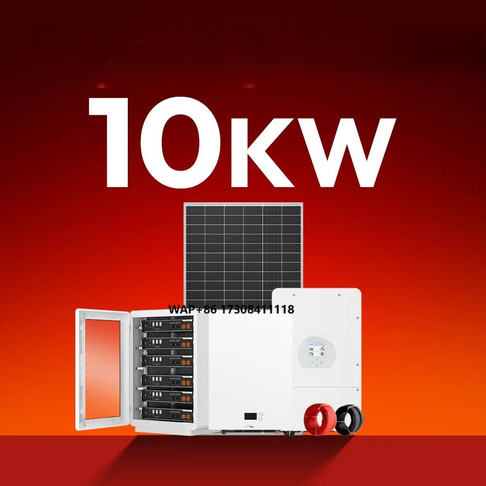 الكل في واحد نظام تخزين الطاقة الشمسية 5Kw 10Kw خارج الشبكة نظام الطاقة الشمسية الهجين الكامل مع مجموعة التخزين #1