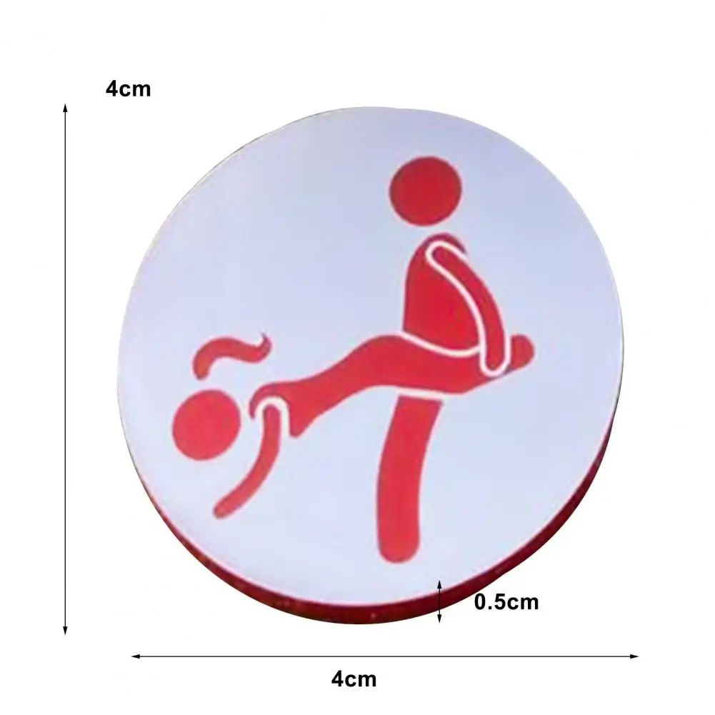 Position Marks Lightweight Easy to Install Portable Perfect Match Golf Position Marks Ornamnet Golf Ball Markers Durable