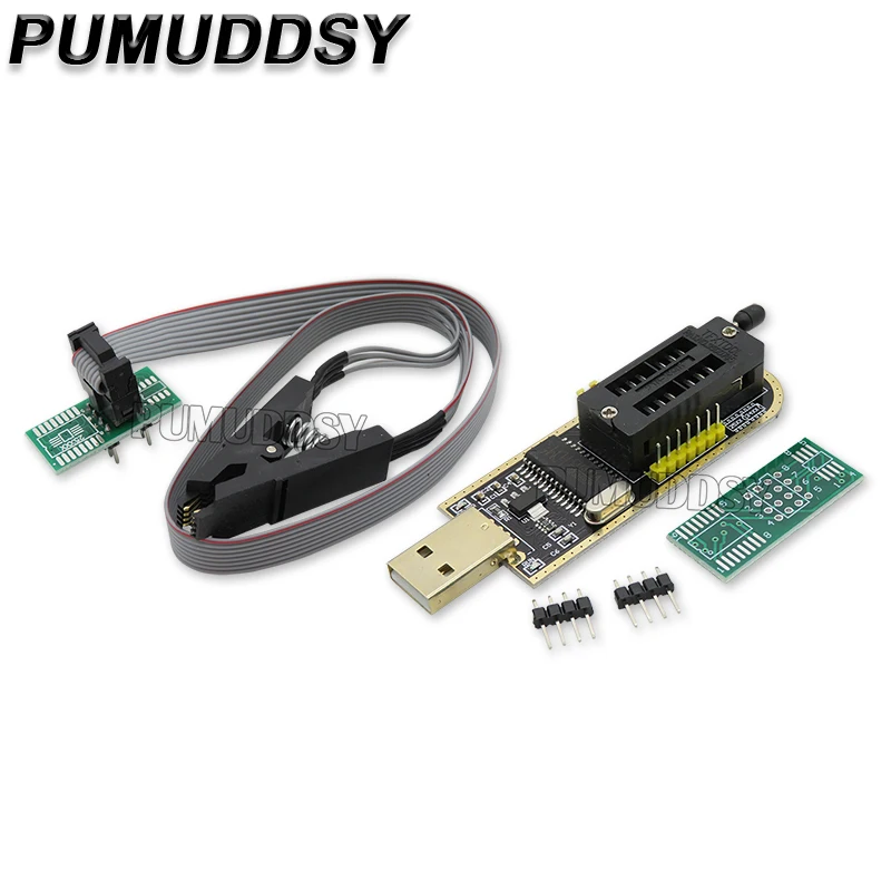 Test Clip SOP8 SOP16 SOIC8 For EEPROM 93CXX / 25CXX / 24CXX + CH341A 24 25 Series EEPROM Flash BIOS USB Programmer Module