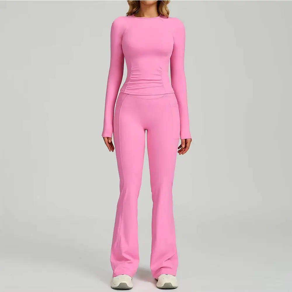 

2 PCS Yoga Set Gym Clothes Sportswear Yoga Suits For Women Fitness Set Workout Tracksuits Sports Bra Gym Leggings Wear Athletic