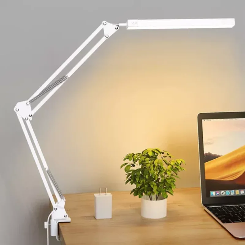 desktop desk lamp, white velvet lamp and desk lamp with  arm 10   ° color structure