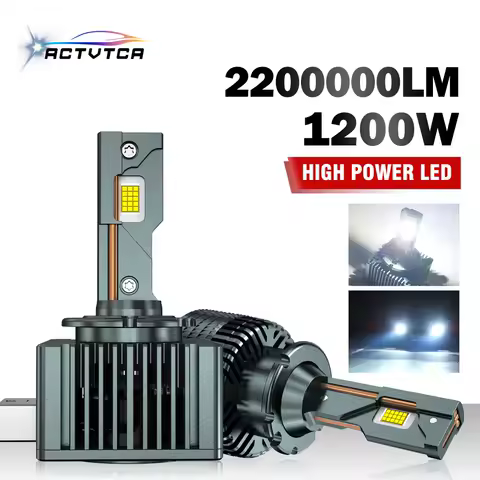 D1S D3S LED Headlights 1:1 Car Lamp Xenon HID D2S D4S D8S D1R D2R D3R Turbo 2200000LM Auto Bulbs Two-sided CSP Chip 6000K
