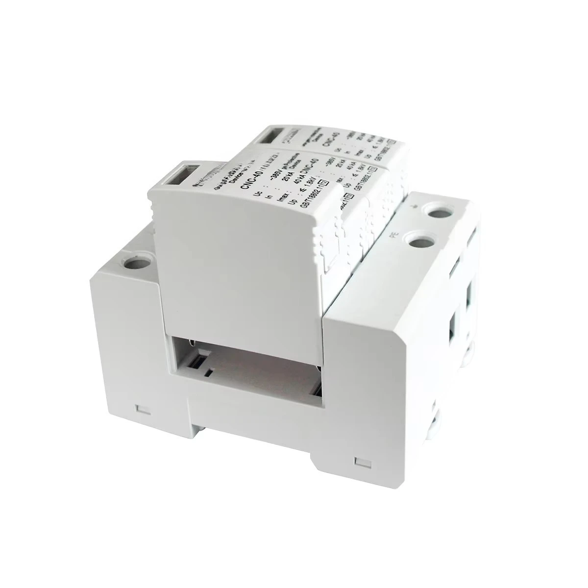 

CNC-40 4P 40kA 385V AC SPD Surge Protective Device DIN Rail Lightning Protector
