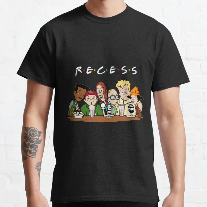 

Recess! Retro Sick sad world tv shows Gift t shirt 90s Nostalgia cartoon Graphic Clothes 0217 Large size Tops 100% cotton tee