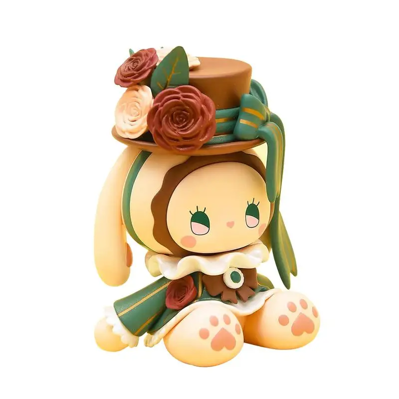 

Аниме экшн-фигурки, 3,9 дюйма, Мультяшные животные, тематические куклы, креативная коллекционная игрушка, настольное украшение для девочек и женщин