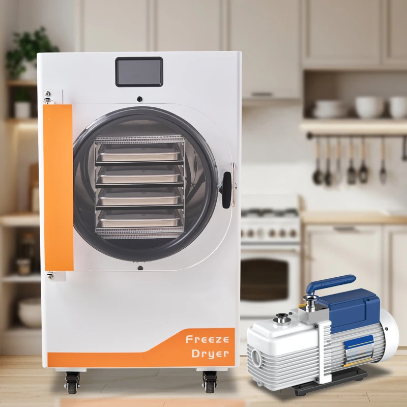 4kg Automatic Household Vacuum Freeze Dryer Machines For Food Vegetable Fruit