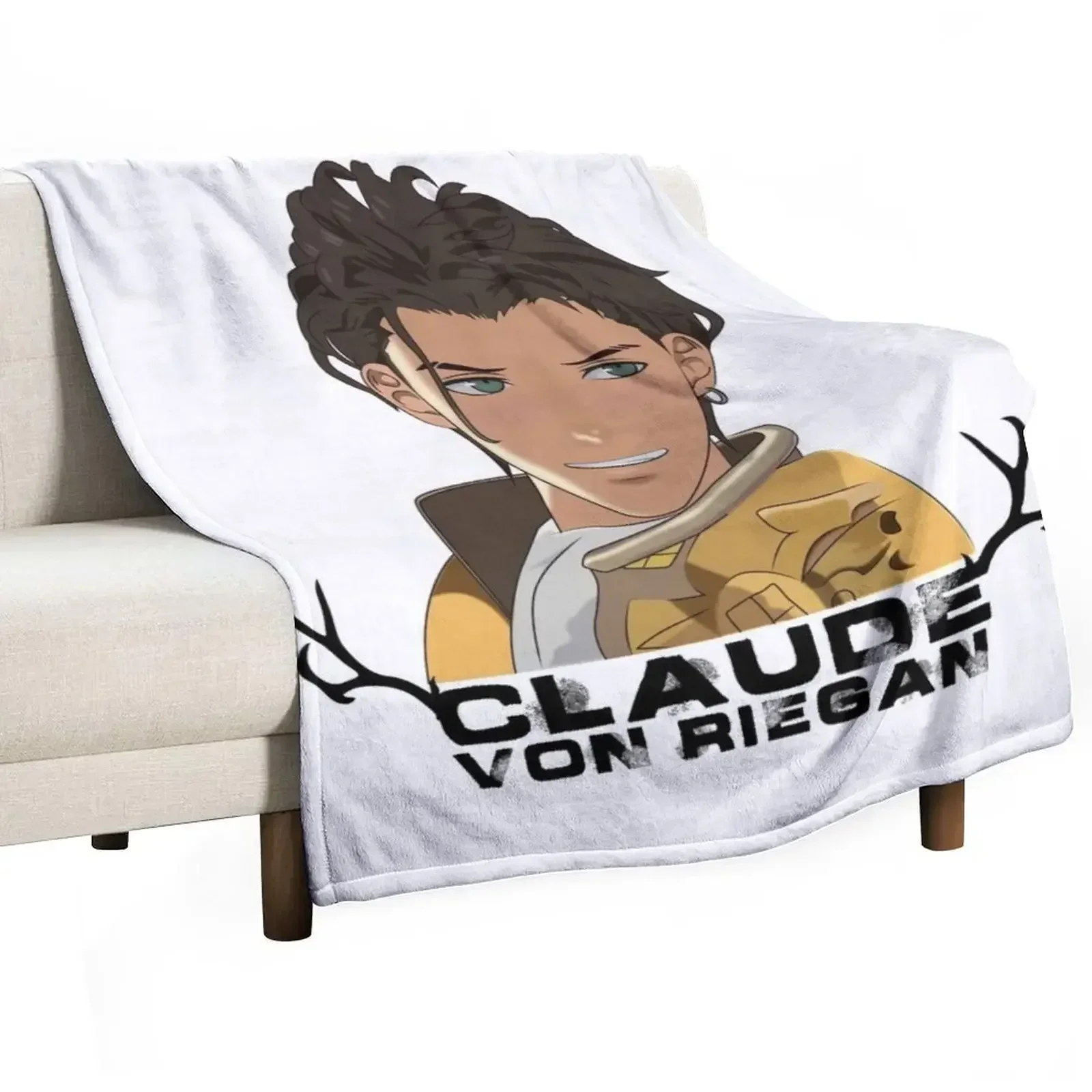 Claude Von Riegan Throw Blanket Soft Furrys Summer Beddings Blankets