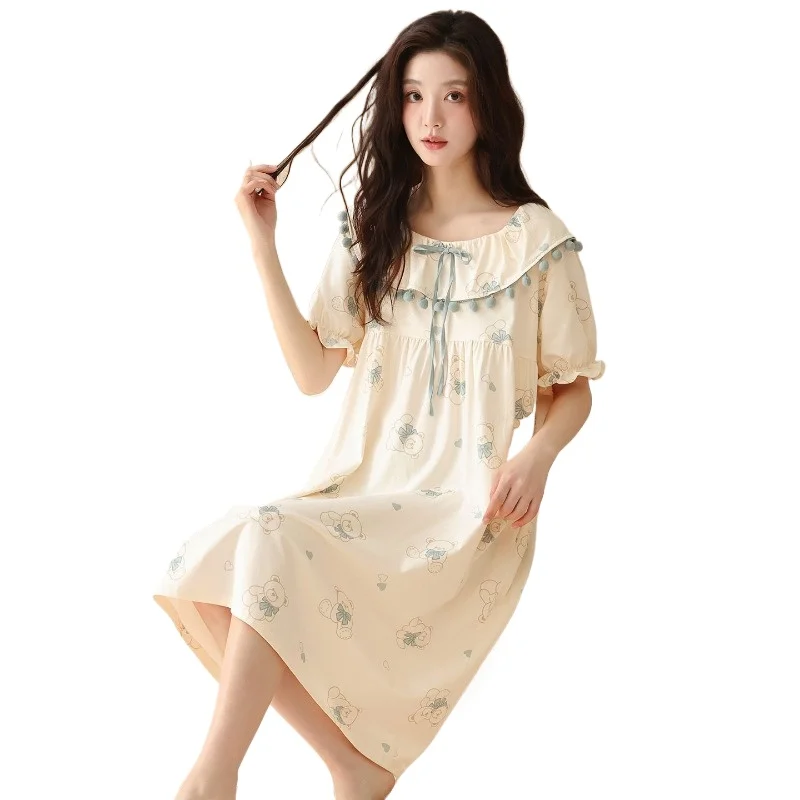 pigiama-da-donna-in-puro-cotone-zhiyoumeng-nuova-collezione-primavera-estate-stile-principessa-con-disegni-a-tema-cartone-animato-vestaglia-a-maniche-corte-pigiama-da-casa