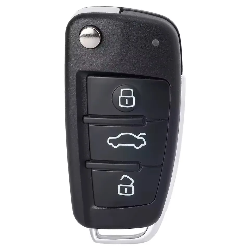KEYECU IYZ3314 4F0837220R 4F0837220M 4F0837220T Flip Remote Key Fob for Audi A6 S6 Q7 2004‑2015 315MHz 434MHz 868MHz 8E Chip view 2