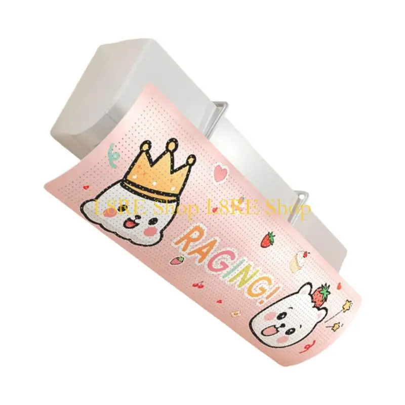 L8RE مكيف الهواء المنحرف الرياح قابلة للتنفس غرفة المعيشة تكييف مكيج