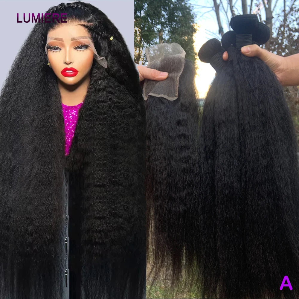 

Афро-кудрявые прямые глубокие вьющиеся пучки с фронтальной застежкой Бразильские девственные человеческие волосы 3/4 Пучки Наращивание волос оптом